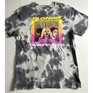 Blondie Tie Dye T Shirt Size Small Gray